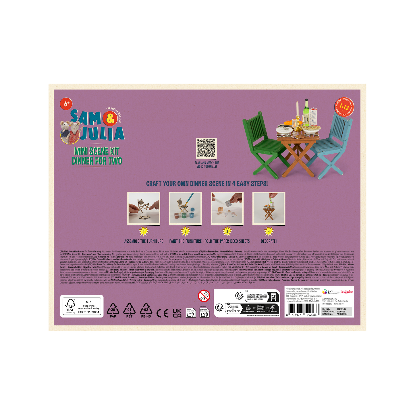 Mini Scene Kit - Diner voor twee