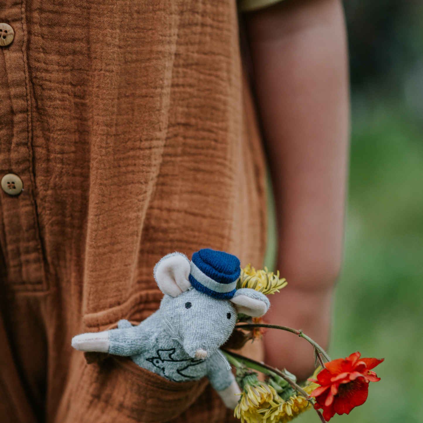 Knuffel Muis Opa Zeeman