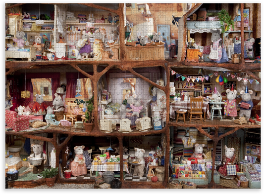 Het Muizenhuis Puzzel Bij de buren (1000 stukjes)