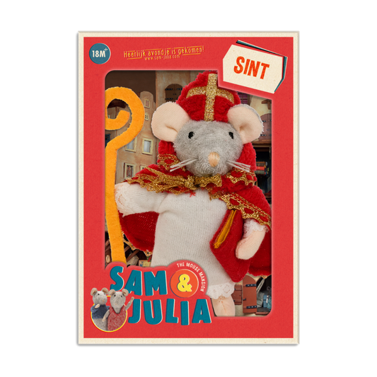 Knuffelmuis Sinterklaas
