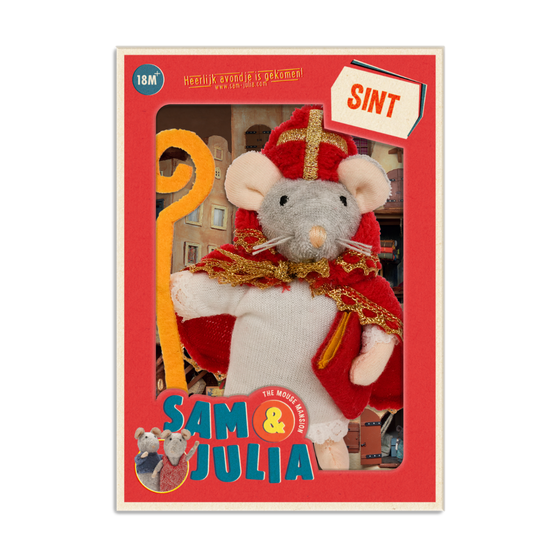 Knuffelmuis Sinterklaas