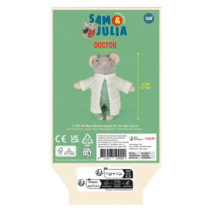 Knuffel Muis Dokter