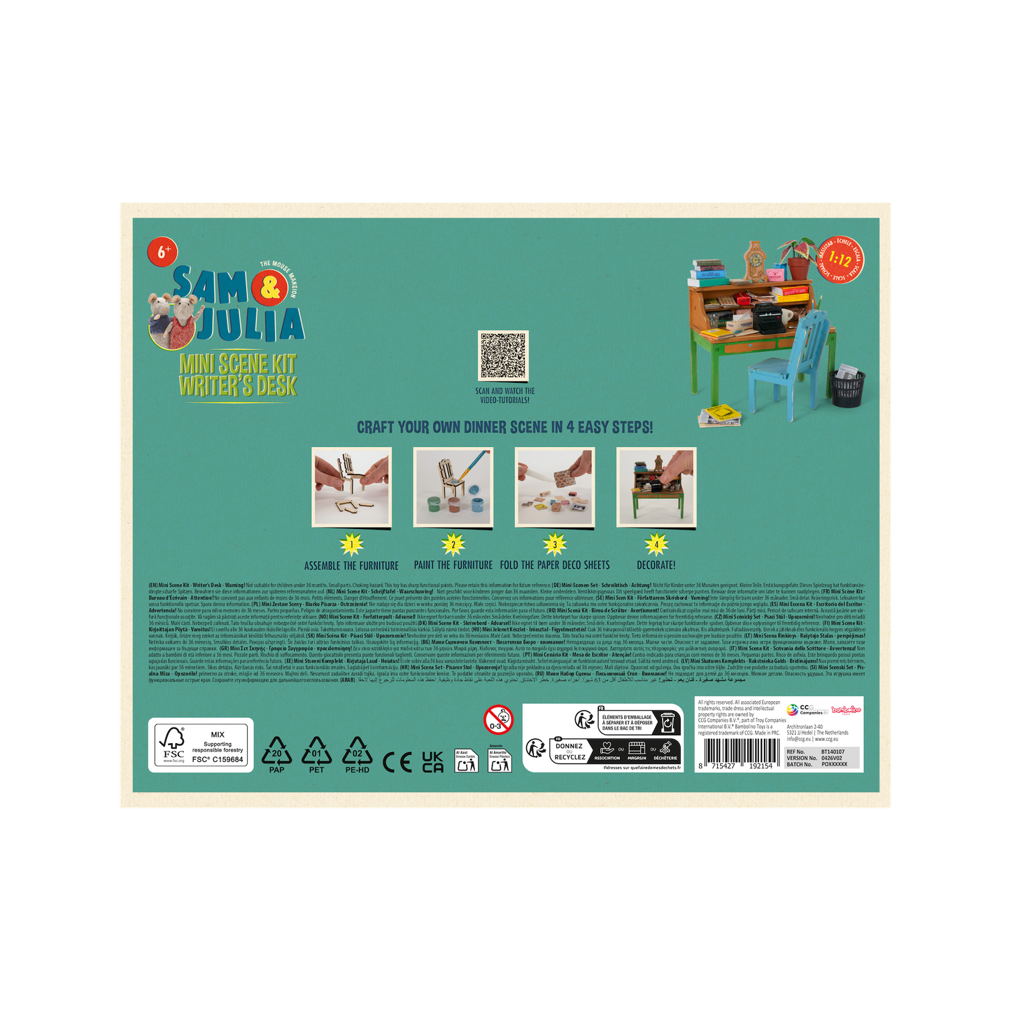 Mini Scene Kit - Schrijversbureau
