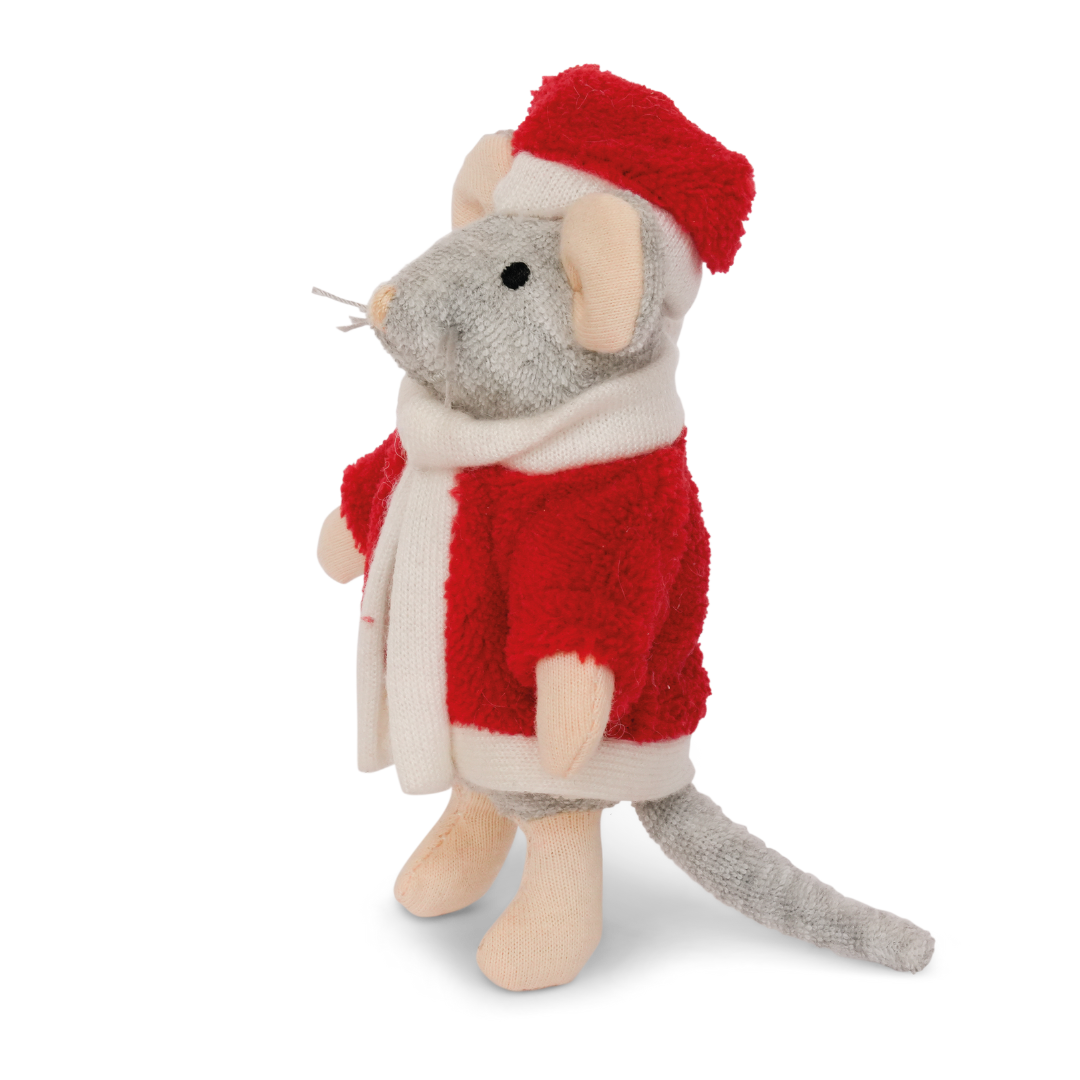 Knuffelmuis Santa