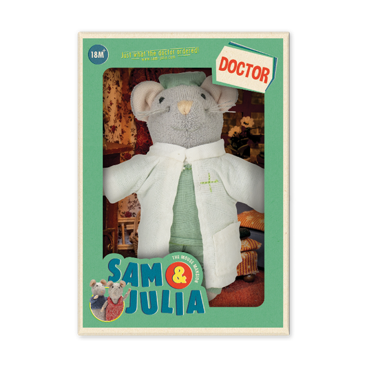 Knuffel Muis Dokter