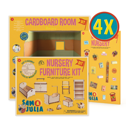 4x De Complete Babykamer Set