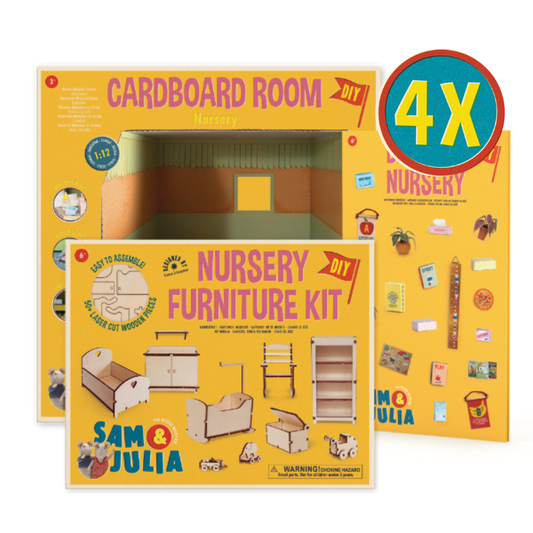 4x De Complete Babykamer Set