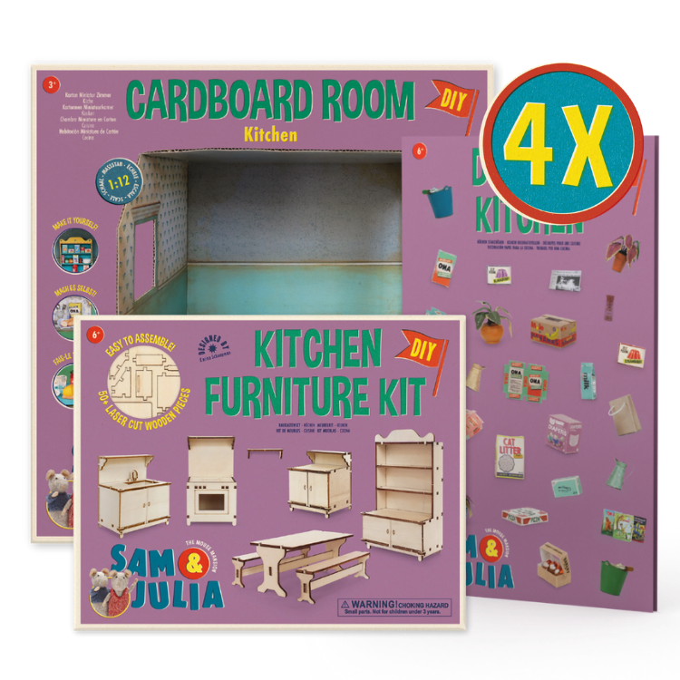 4x De Complete Keuken Set