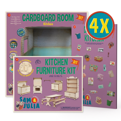 4x De Complete Keuken Set