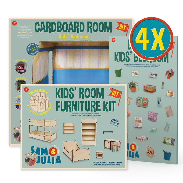 4x De Complete Kinderkamer Set