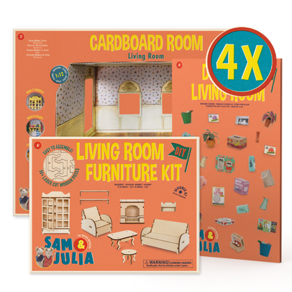 4x De Complete Woonkamer Set