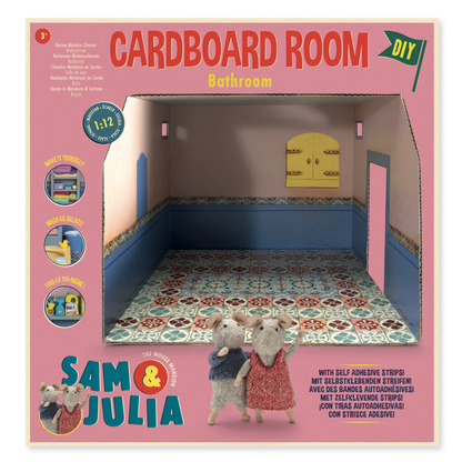 Kartonnen Miniatuur Kamer - Badkamer