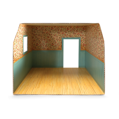Kartonnen Miniatuur Kamer - Slaapkamer
