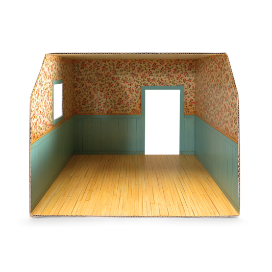Kartonnen Miniatuur Kamer - Slaapkamer
