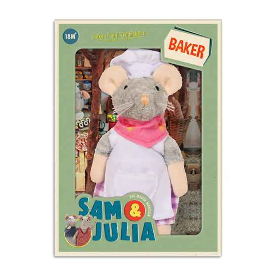 Knuffelmuis De Bakker
