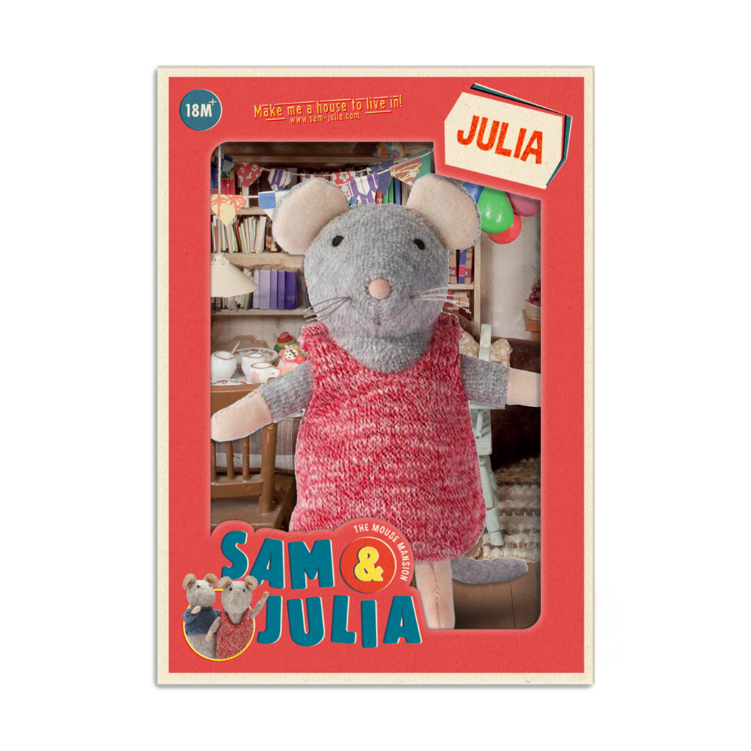 Knuffel Muis Julia