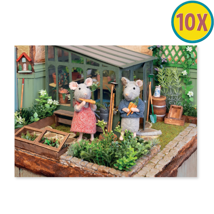 Set van 10 Ansichtkaarten – Sam & Julia in de Moestuin