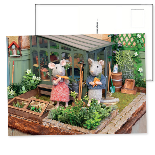 Set van 10 Ansichtkaarten – Sam & Julia in de Moestuin