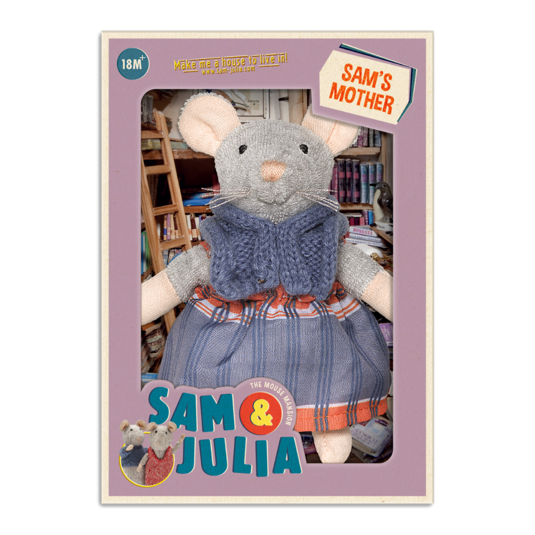 Knuffel Muis Sams Moeder