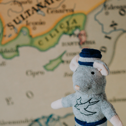 Knuffel Muis Opa Zeeman