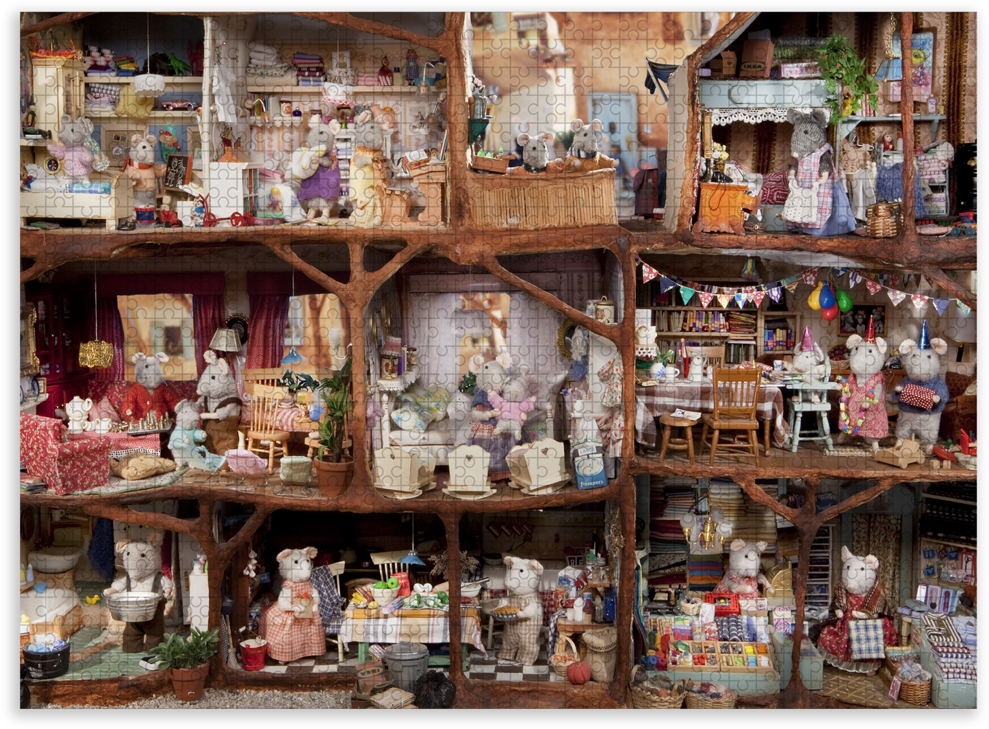 Het Muizenhuis Puzzel Bij de buren (1000 stukjes)