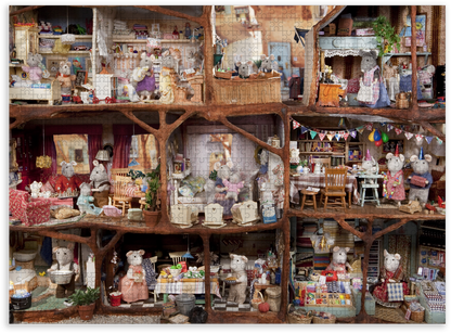 Het Muizenhuis Puzzel Bij de buren (1000 stukjes)
