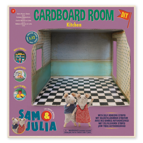 Kartonnen Miniatuur Kamer Keuken