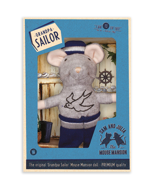 Knuffel Muis Opa Zeeman