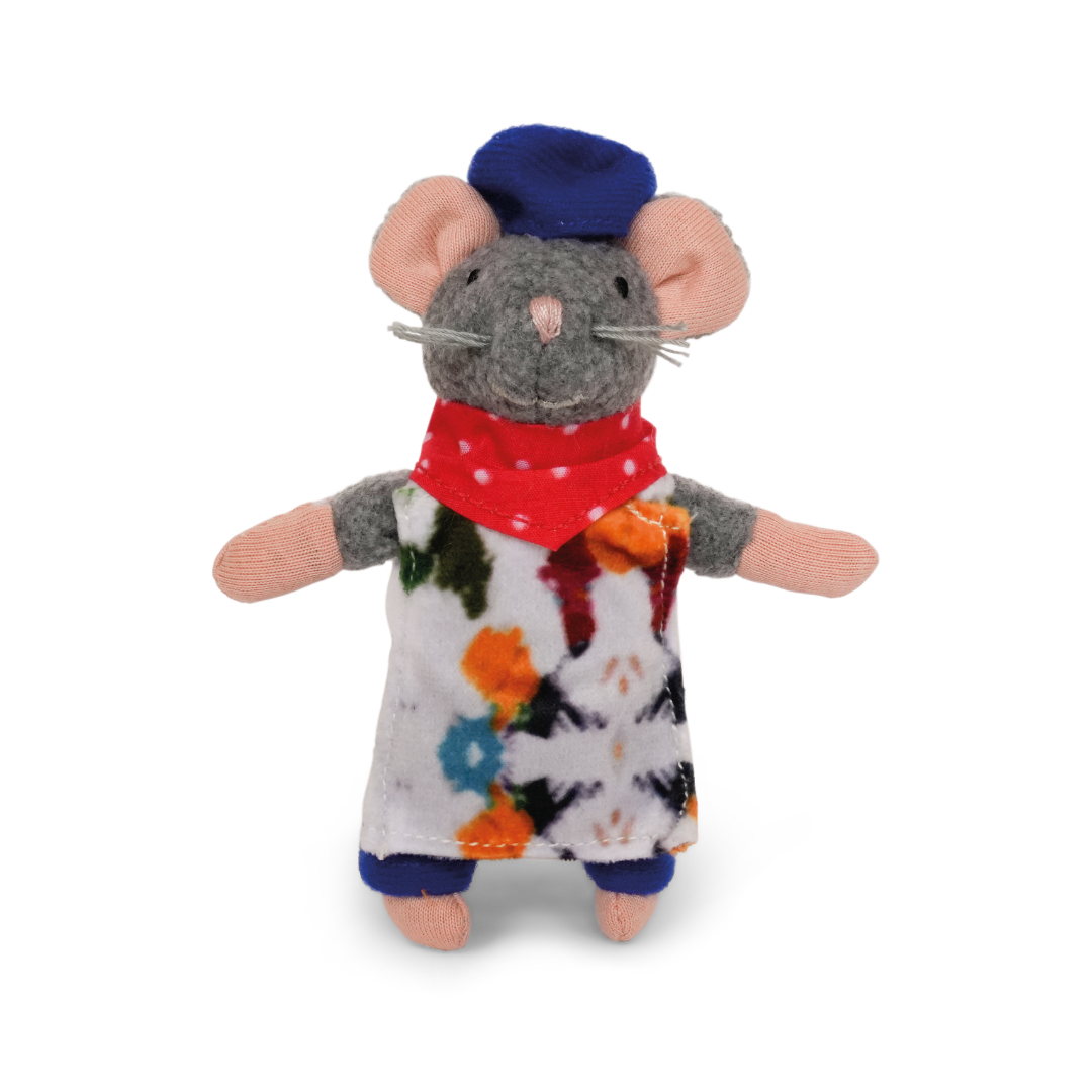 Knuffelmuis De Kunstenaar